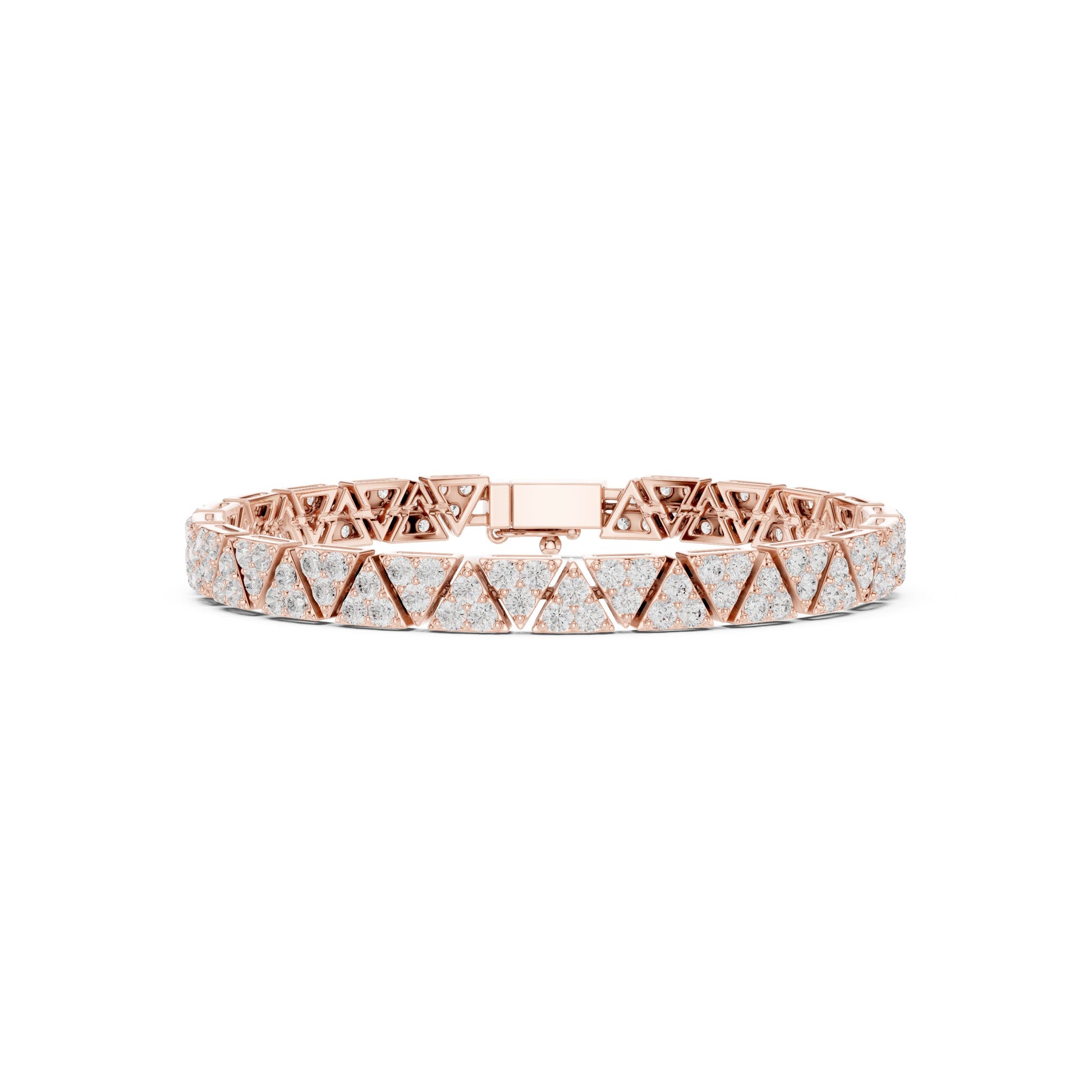 Men's Round Tennis Lab Grown Diamond Bracelet