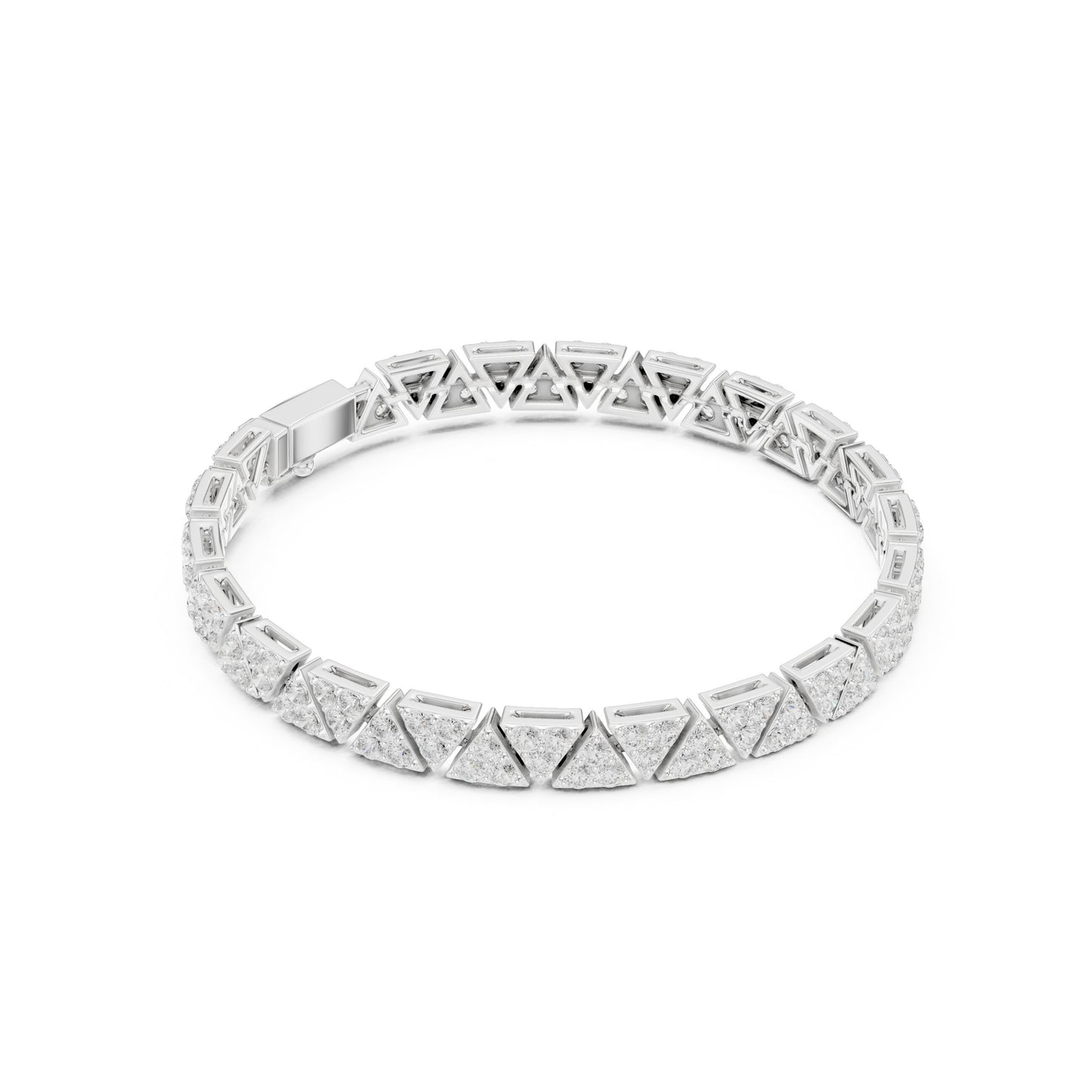 Men's Round Tennis Lab Grown Diamond Bracelet