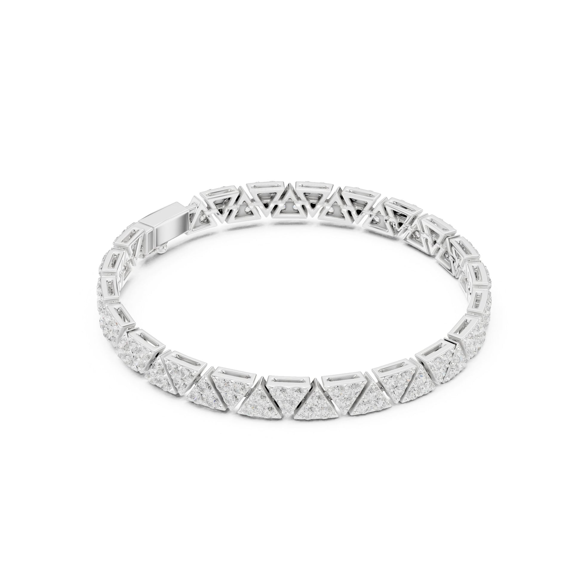 Men's Round Tennis Lab Grown Diamond Bracelet