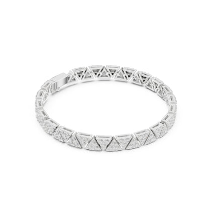 Men's Round Tennis Lab Grown Diamond Bracelet