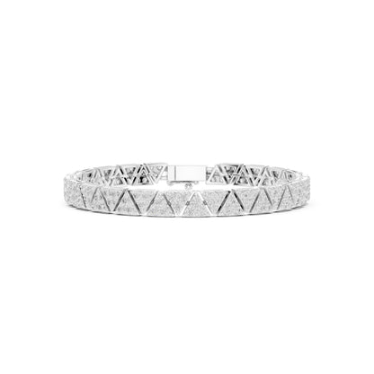 Men's Round Tennis Lab Grown Diamond Bracelet