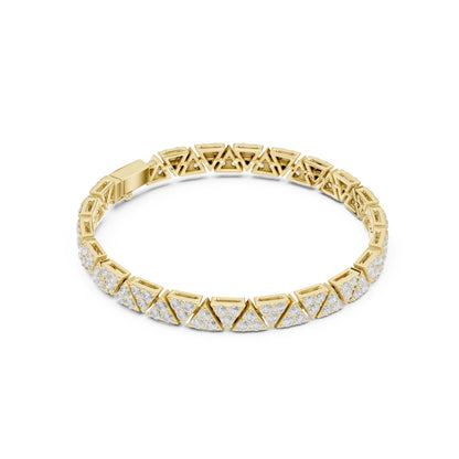 Men's Round Tennis Lab Grown Diamond Bracelet