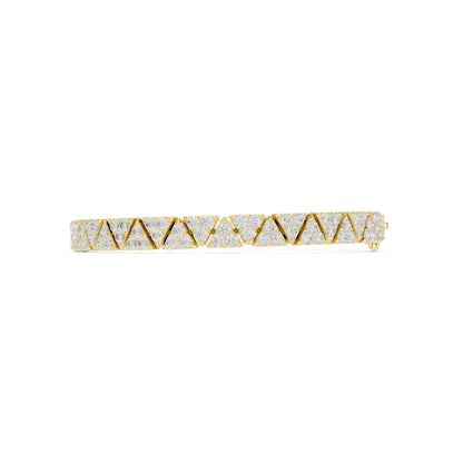 Men's Round Tennis Lab Grown Diamond Bracelet