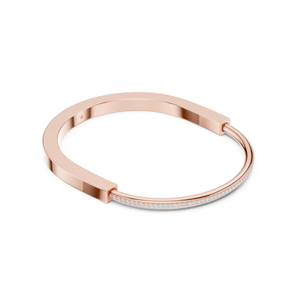 Men's Round Bangle Lab Grown Diamond Bracelet
