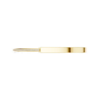 Men's Round Bangle Lab Grown Diamond Bracelet