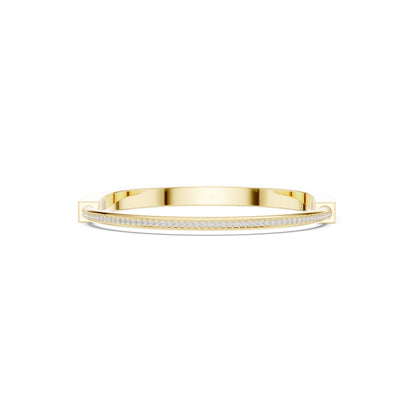 Men's Round Bangle Lab Grown Diamond Bracelet