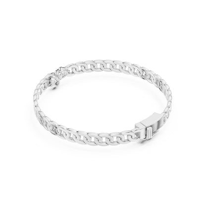 Men's Round Chain Lab Grown Diamond Bracelet