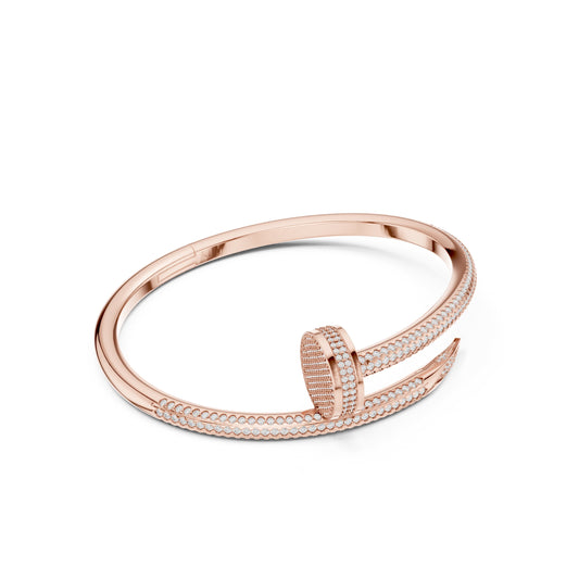 Men's Round Bangle Lab Grown Diamond Bracelet