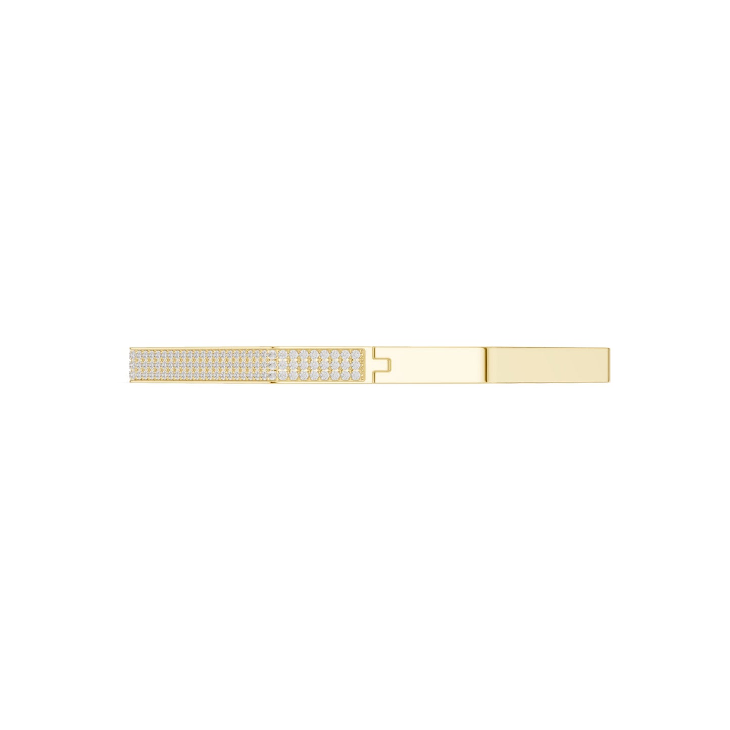 Men's Round Bangle Lab Grown Diamond Bracelet