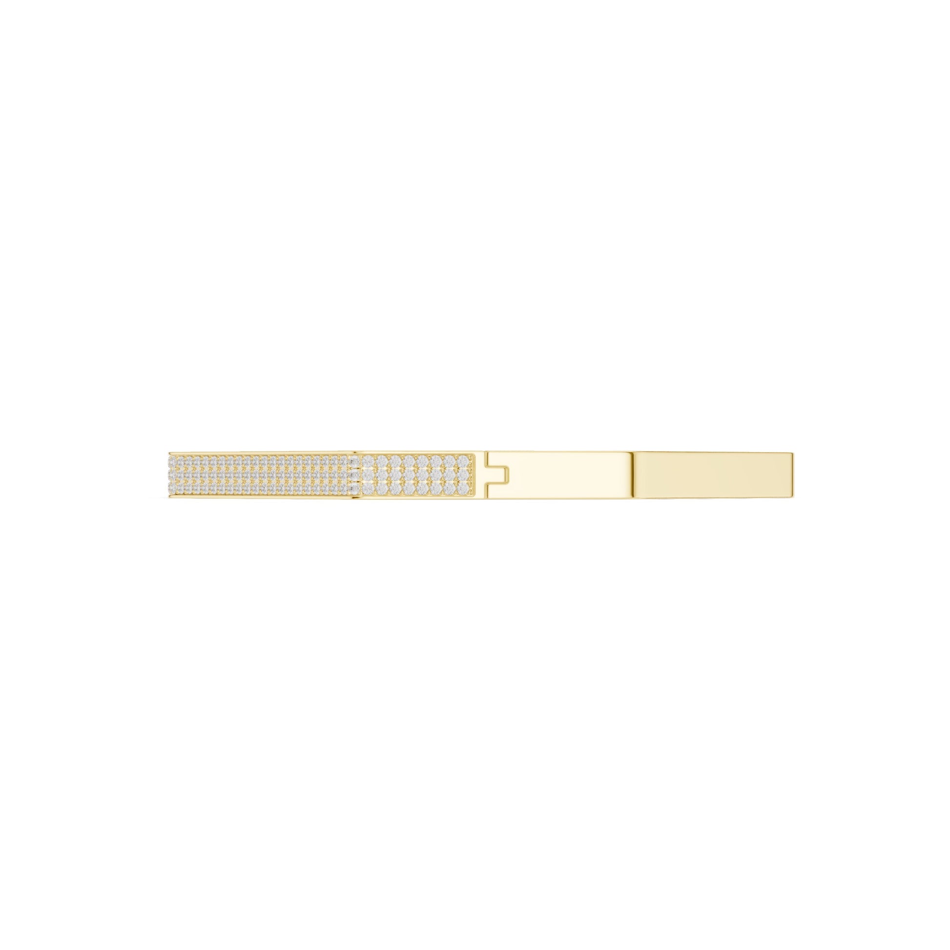 Men's Round Bangle Lab Grown Diamond Bracelet