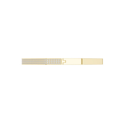 Men's Round Bangle Lab Grown Diamond Bracelet