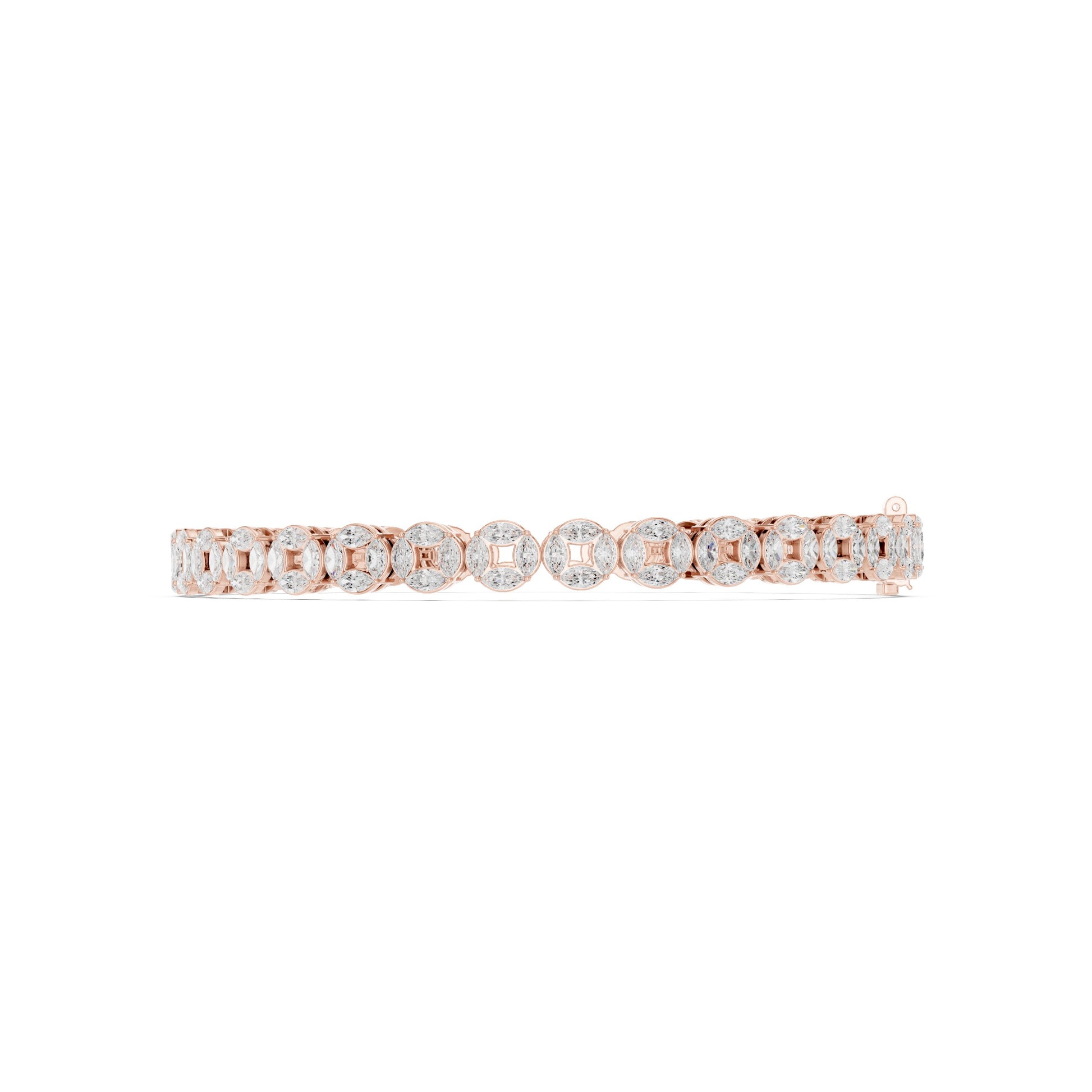 Men's Round Tennis Lab Grown Diamond Bracelet