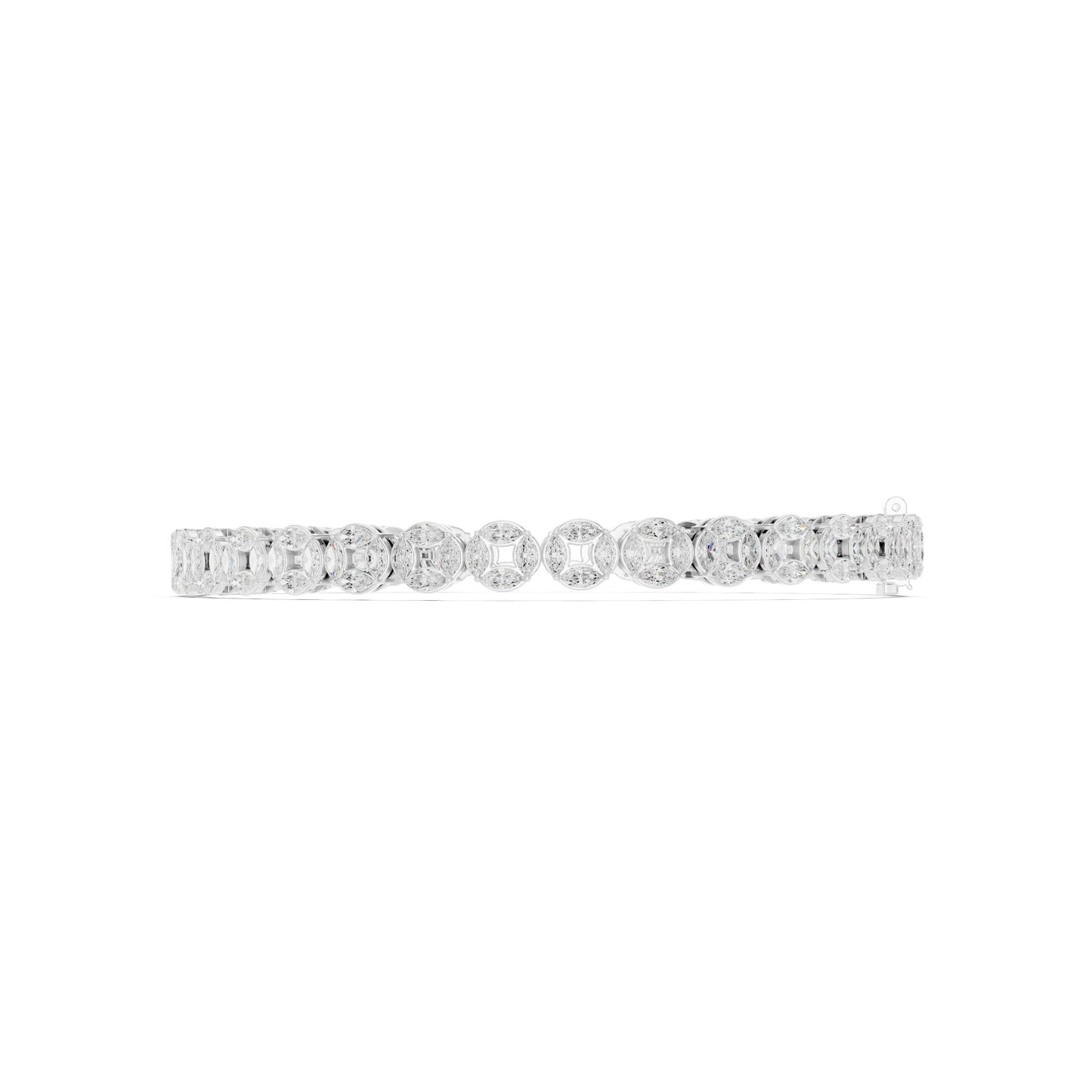 Men's Round Tennis Lab Grown Diamond Bracelet