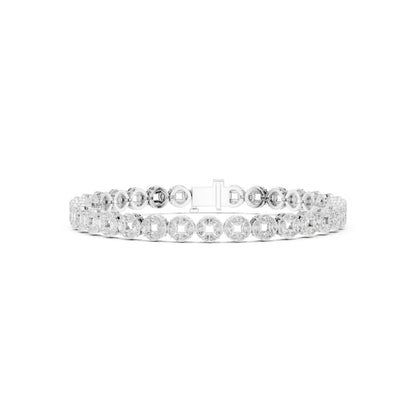 Men's Round Tennis Lab Grown Diamond Bracelet