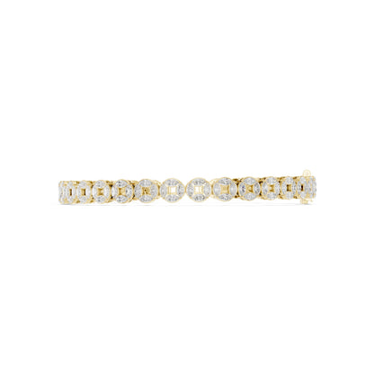 Men's Round Tennis Lab Grown Diamond Bracelet