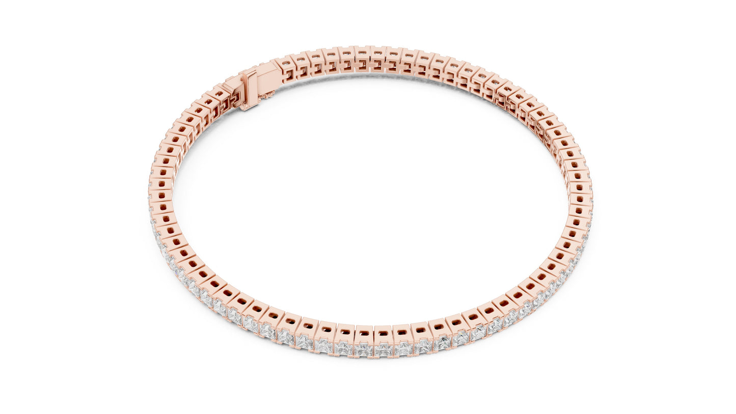 Princess Tennis Lab Grown Diamond Bracelet