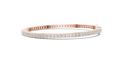 Princess Tennis Lab Grown Diamond Bracelet