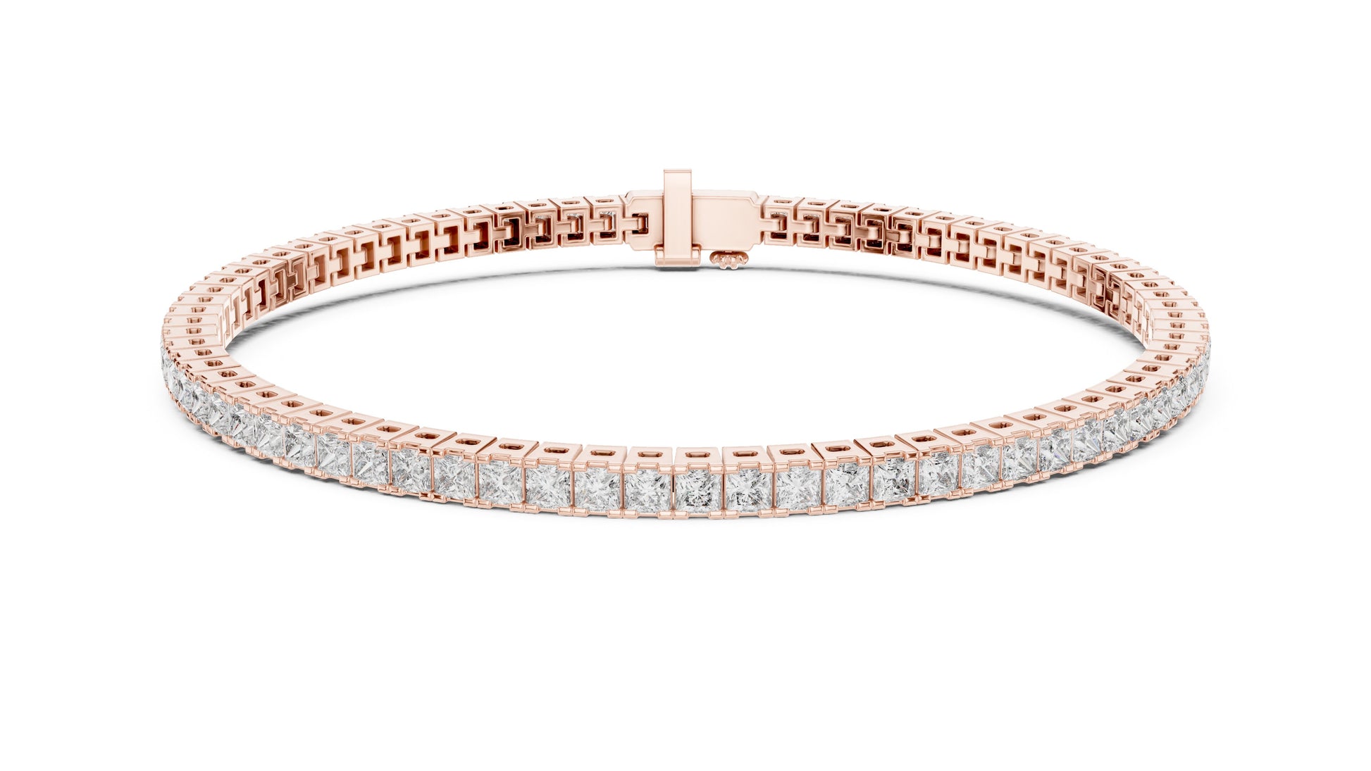 Princess Tennis Lab Grown Diamond Bracelet