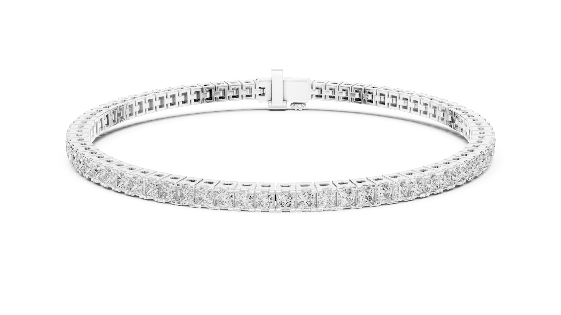 Princess Tennis Lab Grown Diamond Bracelet
