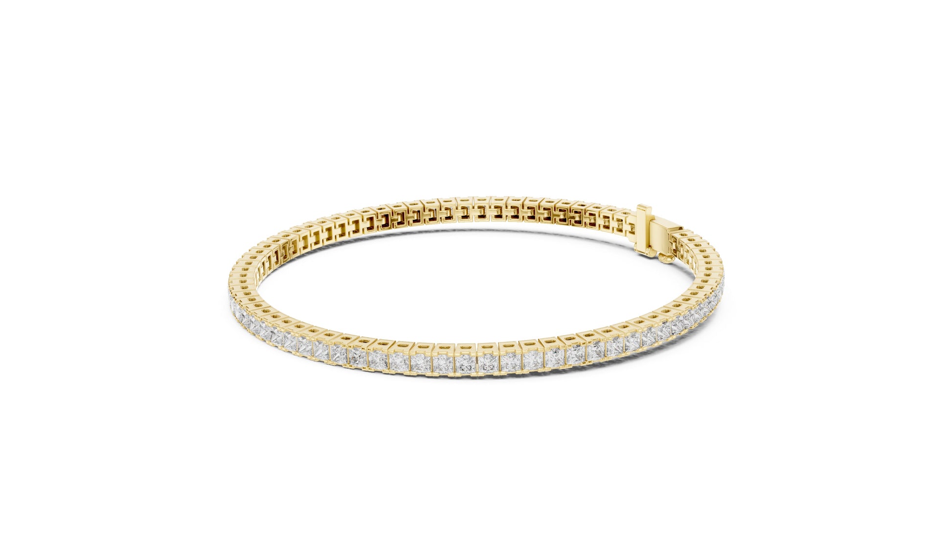 Princess Tennis Lab Grown Diamond Bracelet