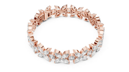 Marquise Tennis Lab Grown Diamond Bracelet
