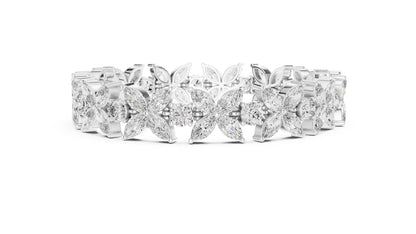 Marquise Tennis Lab Grown Diamond Bracelet