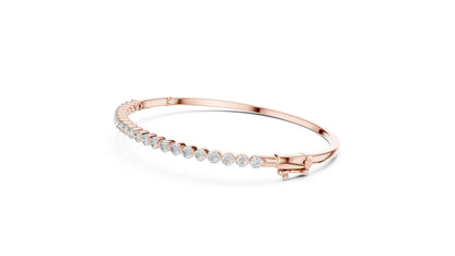 Round Bangle Lab Grown Diamond Bracelet