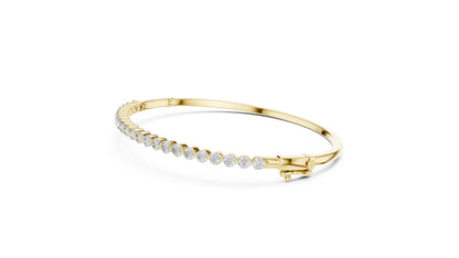 Round Bangle Lab Grown Diamond Bracelet