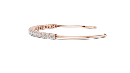 Cushion Bangle Lab Grown Diamond Bracelet