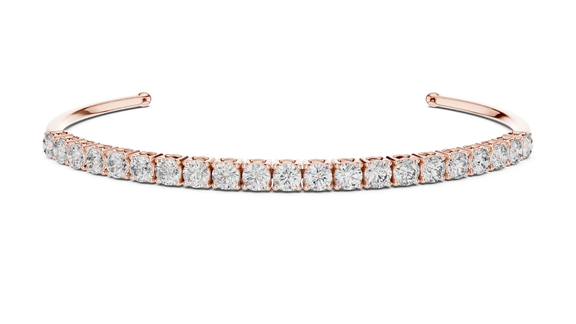 Cushion Bangle Lab Grown Diamond Bracelet