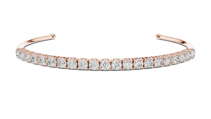 Cushion Bangle Lab Grown Diamond Bracelet