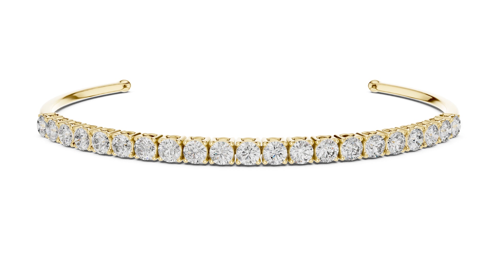 Cushion Bangle Lab Grown Diamond Bracelet