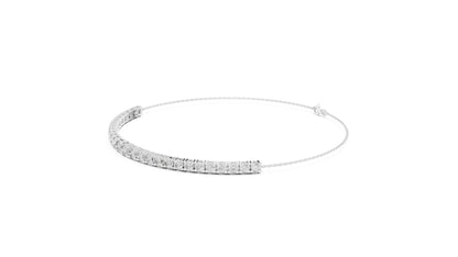 Round Tennis Lab Grown Diamond Bracelet