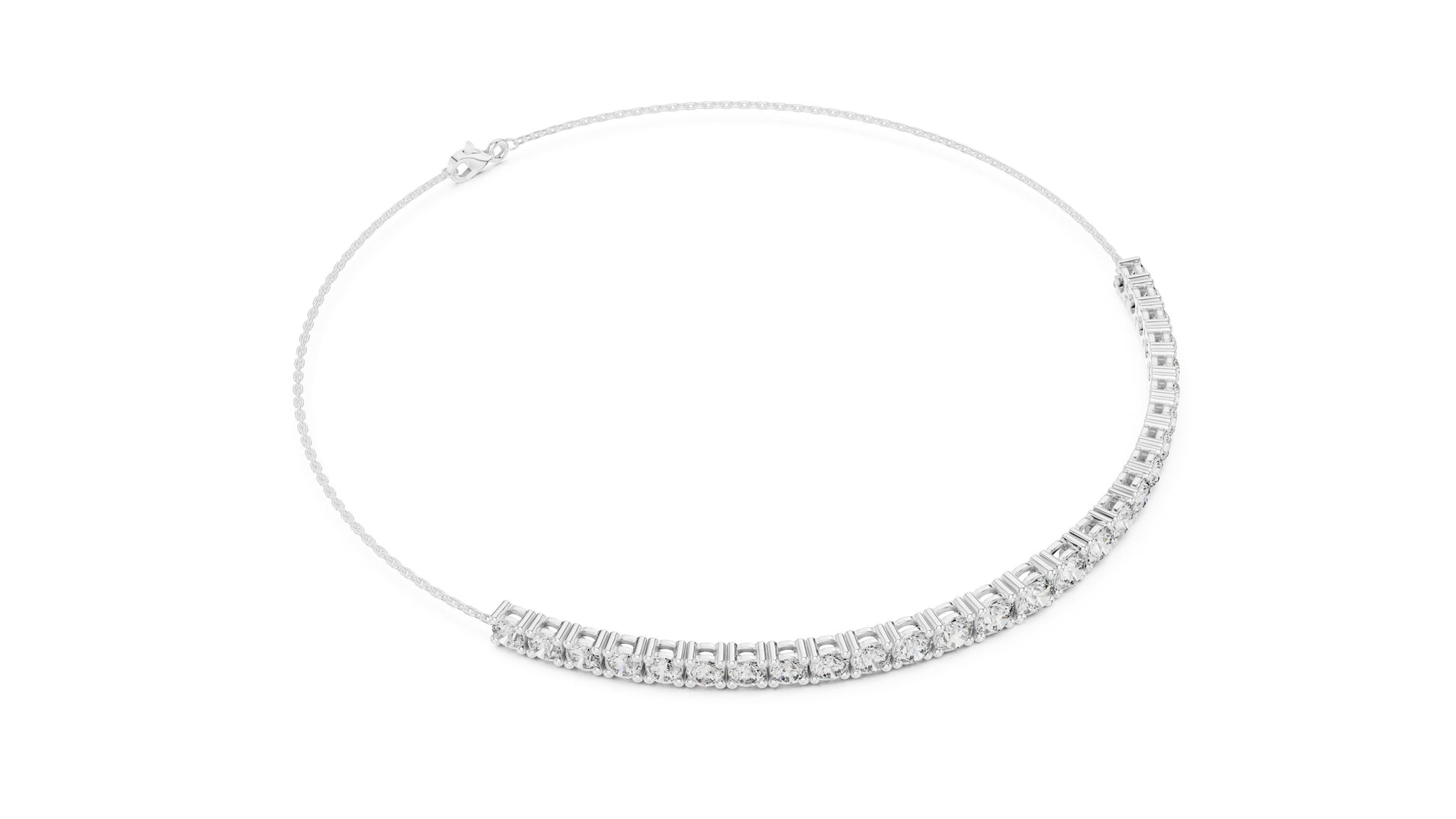 Round Tennis Lab Grown Diamond Bracelet