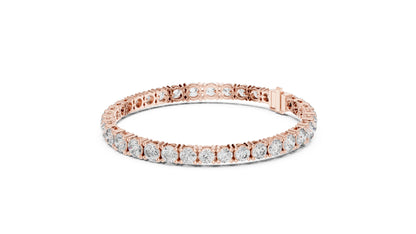 Round Tennis Lab Grown Diamond Bracelet