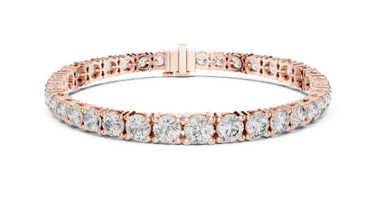 Round Tennis Lab Grown Diamond Bracelet