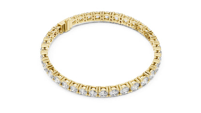 Round Tennis Lab Grown Diamond Bracelet