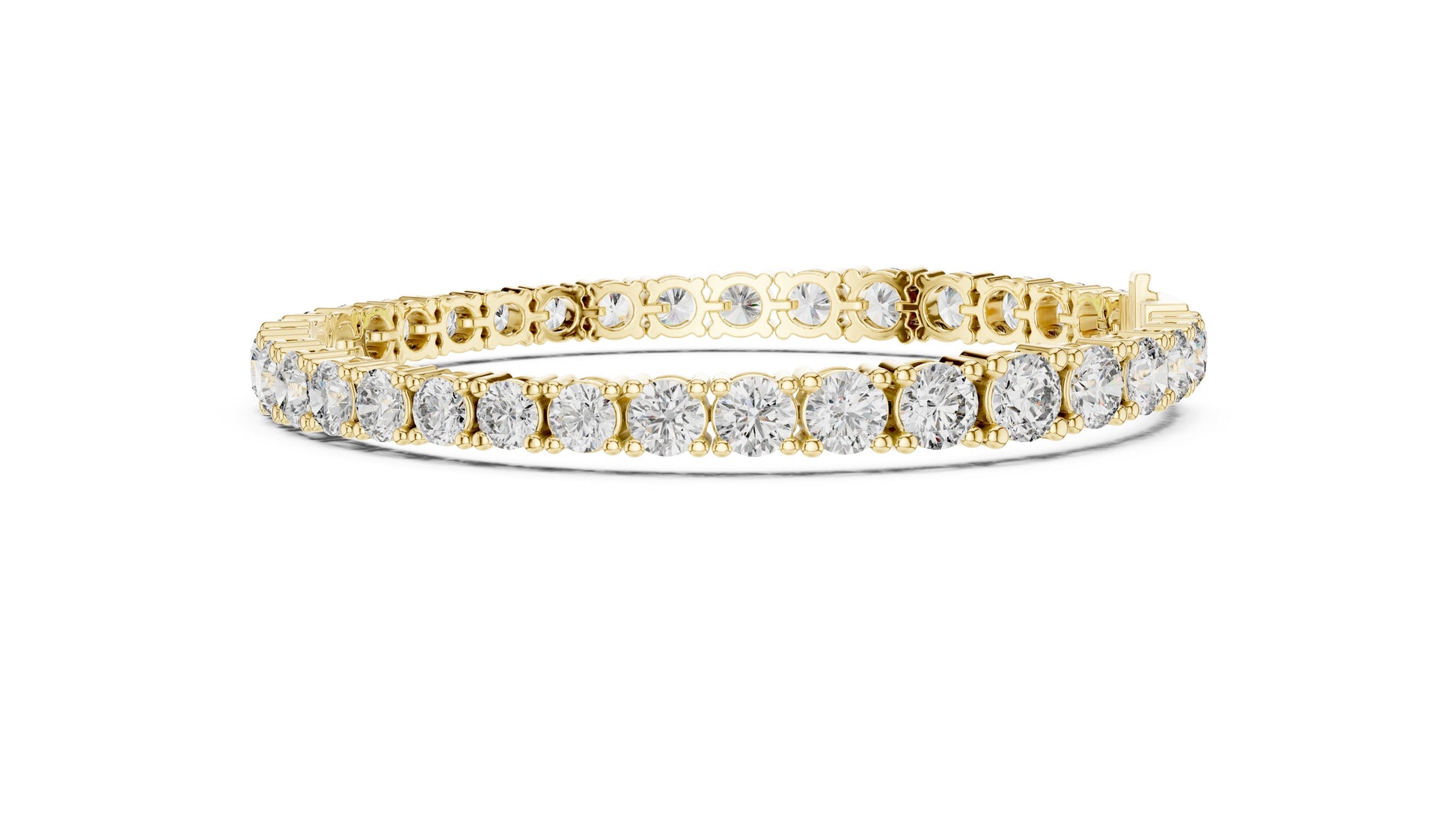 Round Tennis Lab Grown Diamond Bracelet