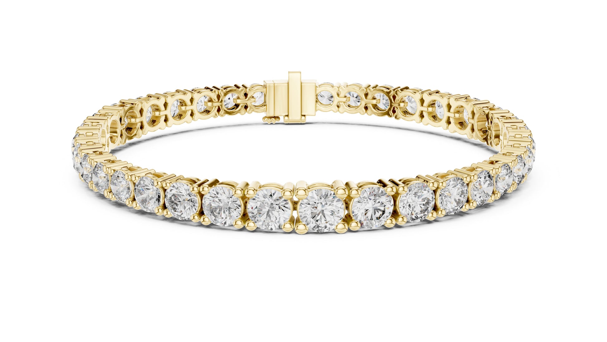Round Tennis Lab Grown Diamond Bracelet