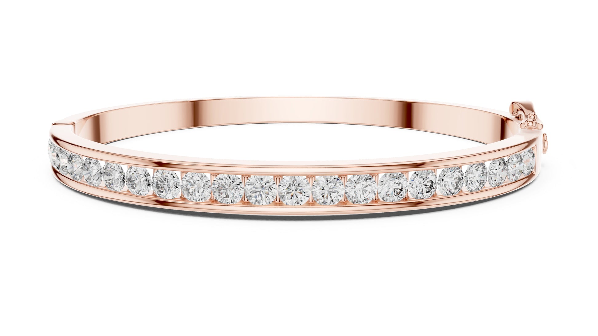 Round Bangle Lab Grown Diamond Bracelet