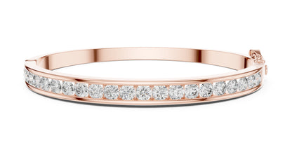 Round Bangle Lab Grown Diamond Bracelet
