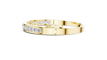 Round Bangle Lab Grown Diamond Bracelet