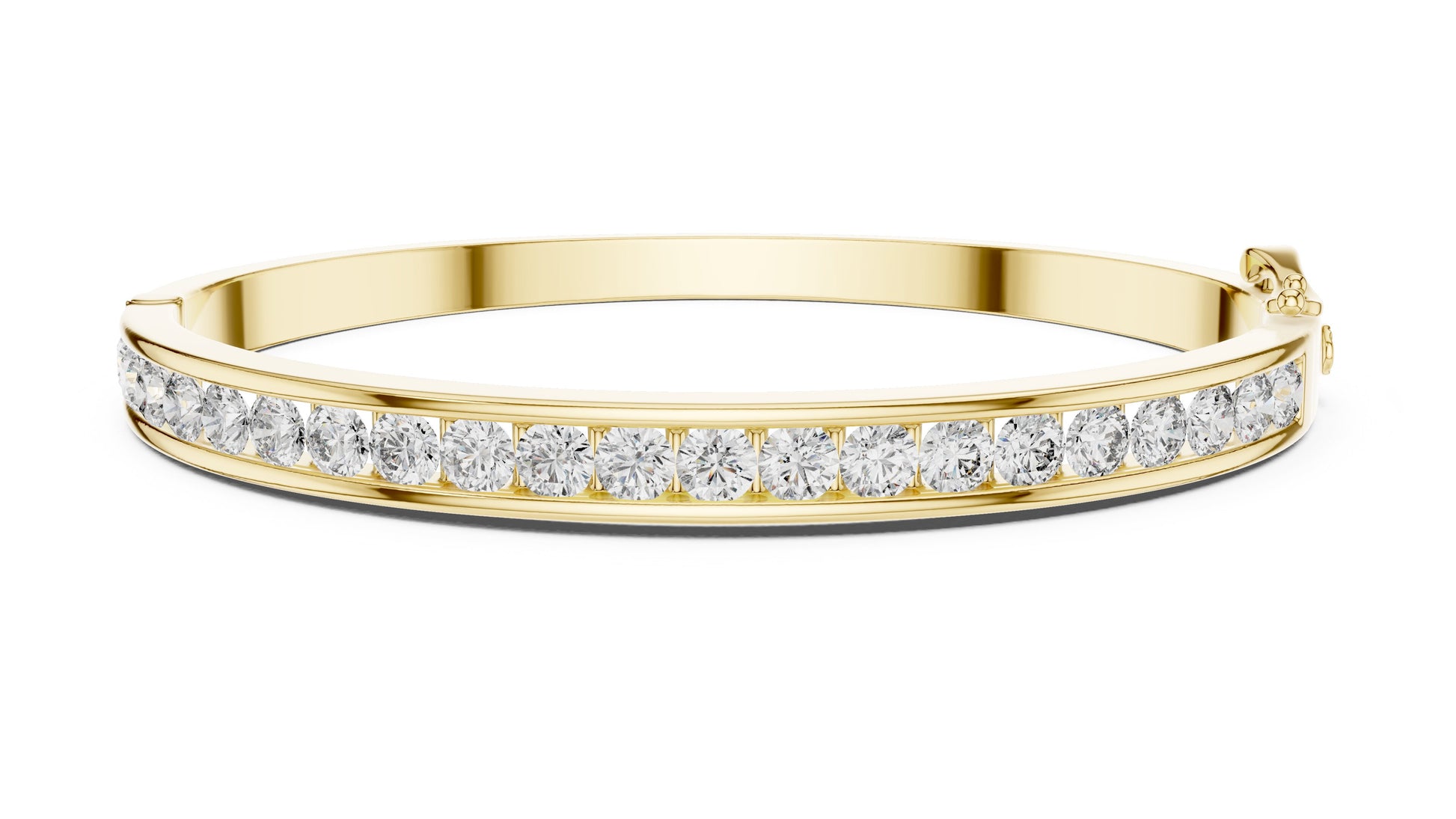 Round Bangle Lab Grown Diamond Bracelet
