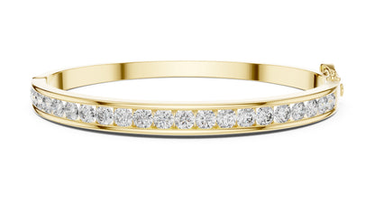 Round Bangle Lab Grown Diamond Bracelet