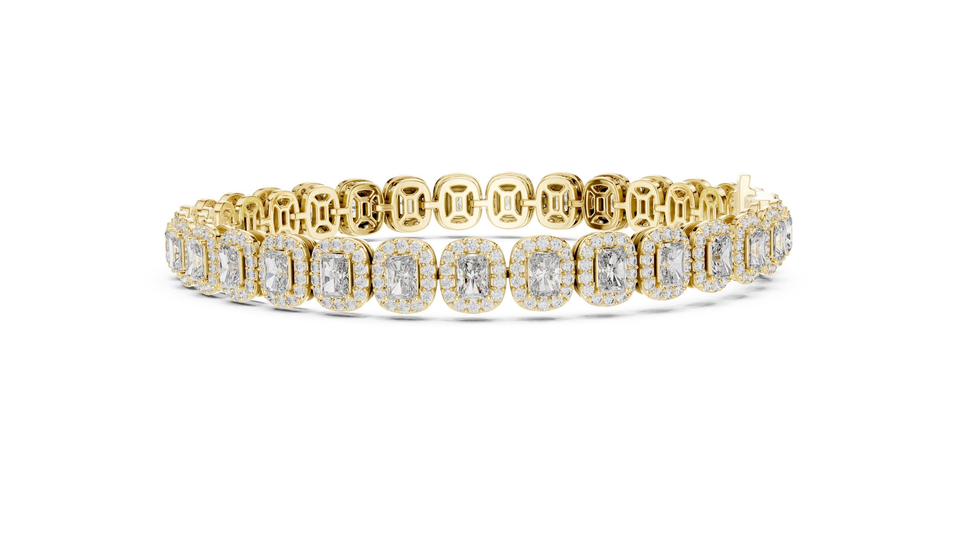 Emerald Tennis Lab Grown Diamond Bracelet