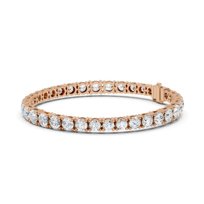 Round Tennis Lab Grown Diamond Bracelet