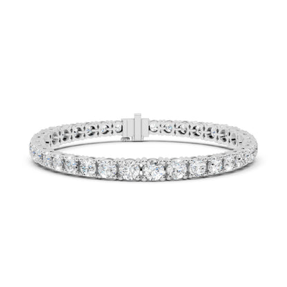 Round Tennis Lab Grown Diamond Bracelet