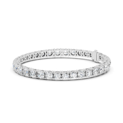 Round Tennis Lab Grown Diamond Bracelet