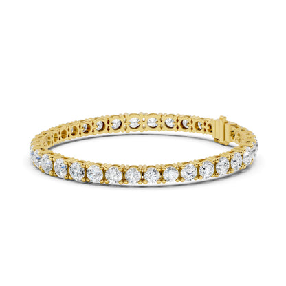 Round Tennis Lab Grown Diamond Bracelet