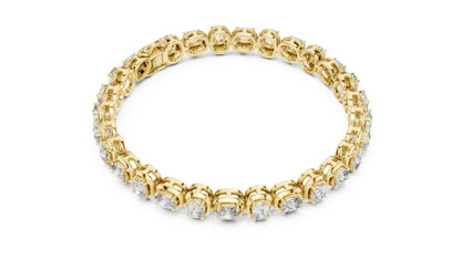Round Tennis Lab Grown Diamond Bracelet